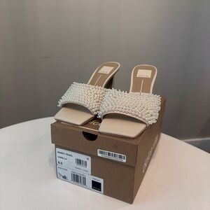 Dolce Vita Nandy Cream Pearl Sandal